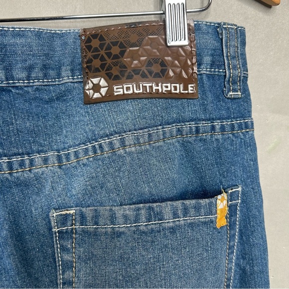Vintage Y2K Southpole Jeans Medium Wash Straight Hip Hop Skater - Picture 4 of 8